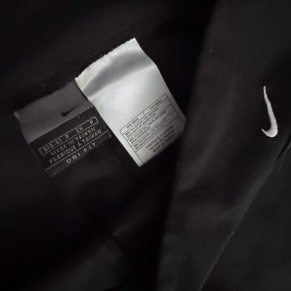 NIKE Dri-Fit Straight Wide Leg Mid Rise Yoga Stretch Pants Black 224172 Size S - Picture 3 of 7